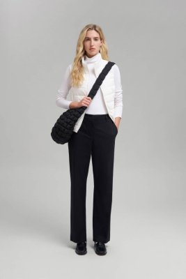 Брюки прямого кроя из твила