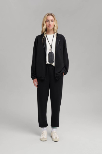 Брюки-джоггеры из трикотажа интерлок