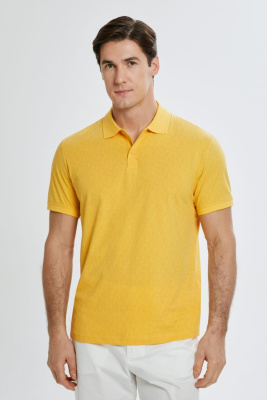 Однотонное поло из хлопка