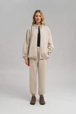 Свободная толстовка из трикотажа интерлок