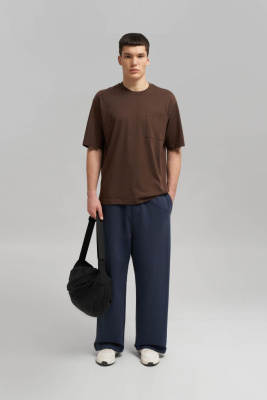 Футболка объемного кроя из джерси