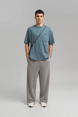 Футболка объемного кроя из джерси