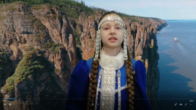 Учащаяся удачнинской школы Вероника Саенко заняла третье место в республиканском конкурсе чтецов "Моя Якутия" /    