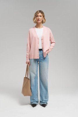 Кардиган свободного кроя с шерстью