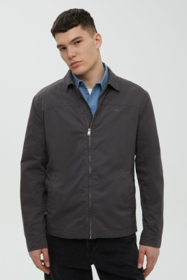 Ветровка из хлопка с отложным воротником