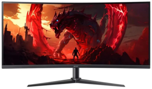 Монитор 34" Acer Nitro XZ340CURJ0bmiiphx UM.CX0CD.003 3440x1440 21:9, VA, 250cd, 1/5ms, 178°/178°, HDMI, DP, 120Hz, Curved 1500R, HAS, black