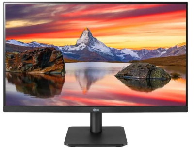 Монитор 23,8" LG 24MP400-B 1920x1080 LED, 16:9, IPS, 250cd, 5мс, 1300:1, 178гр/178гр, VGA, HDMI, 75Hz, black