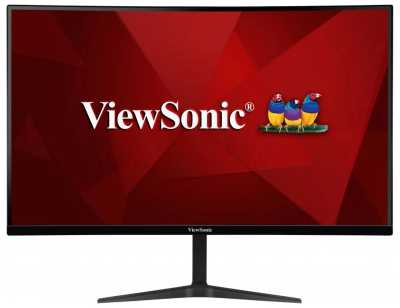 Монитор 27" Viewsonic VX2719-PC-MHD VA, изогнутый, GLARE, 250cd/m2, H178°/V178°, 4000:1, 80M:1, 1ms, 2xHDMI, DP, Tilt, Speakers, 3Y, Black