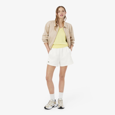 Женские хлопковые шорты Lacoste из пике