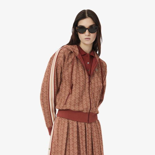 Женская жаккардовая толстовка Lacoste