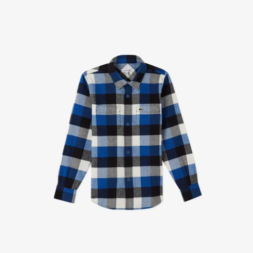 Детская фланелевая рубашка Lacoste