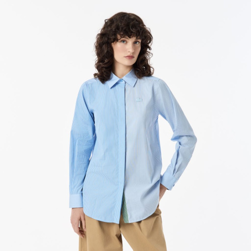 Женская рубашка Lacoste из хлопка
