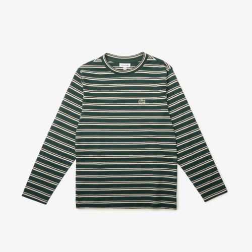 Детская хлопковая футболка Lacoste