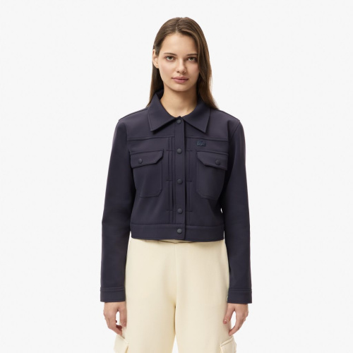 Женская короткая рубашка Lacoste с нагрудными карманами