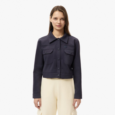 Женская короткая рубашка Lacoste с нагрудными карманами