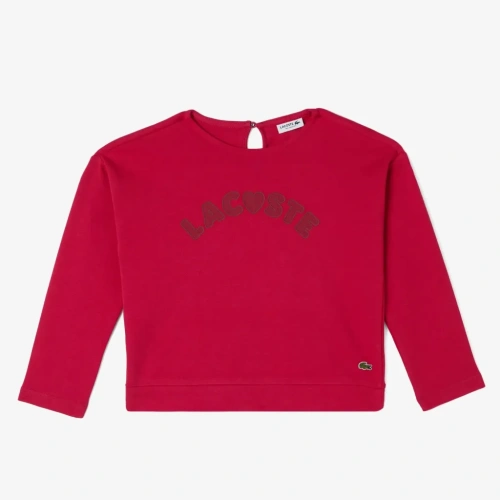 Детская хлопковая футболка Lacoste