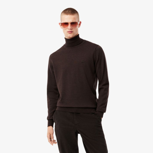 Мужская водолазка Lacoste из мериносовой шерсти