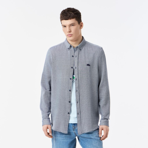 Мужская хлопковая рубашка Lacoste