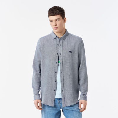 Мужская хлопковая рубашка Lacoste