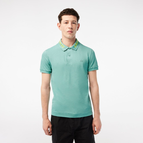 Мужское поло Lacoste Slim Fit из эластичного хлопка