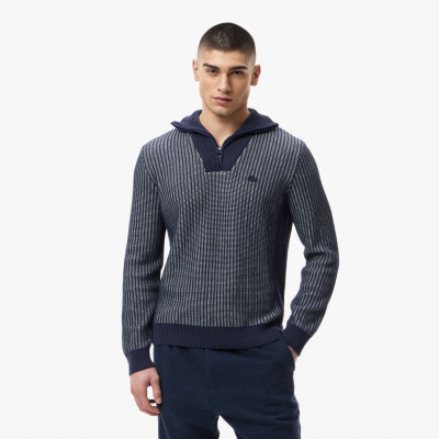 Мужской свитер Lacoste с высоким воротом на молнии CLASSIC FIT