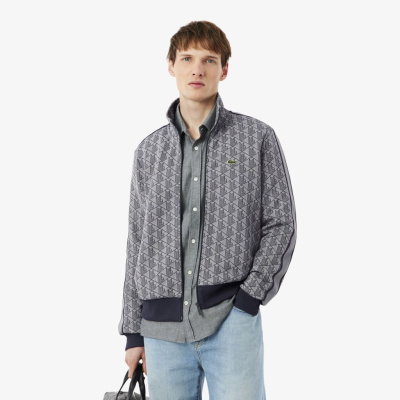 Мужская жаккардовая толстовка Lacoste PARIS с монограммой