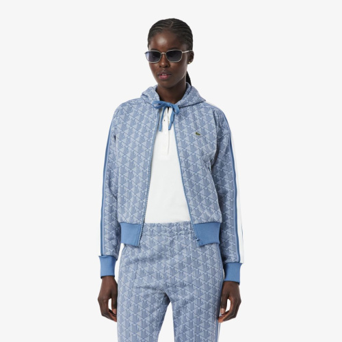 Женская жаккардовая толстовка Lacoste