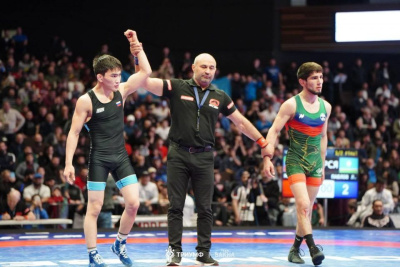 Лев Павлов вышел в финал предолимпийского чемпионата России по вольной борьбе / ЯСИА   
