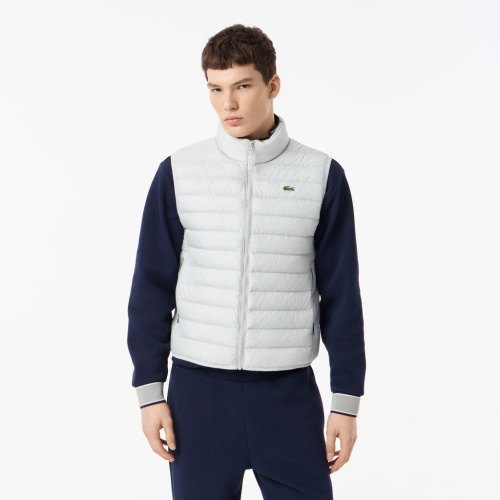 Мужской стёганный жилет Lacoste с высоким воротом