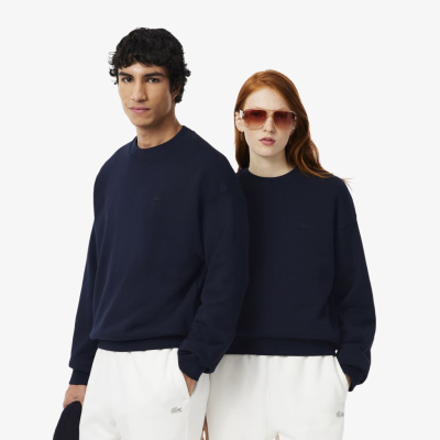 Хлопковый свитшот Lacoste Loose Fit Unisex