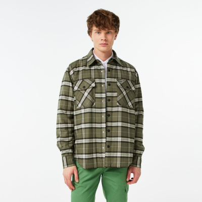 Мужская фланелевая куртка Lacoste