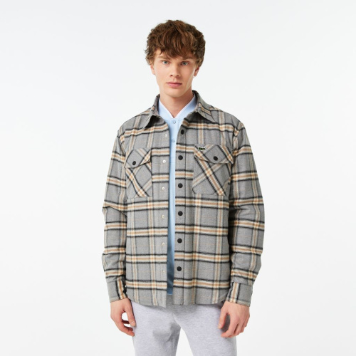 Мужская фланелевая куртка Lacoste