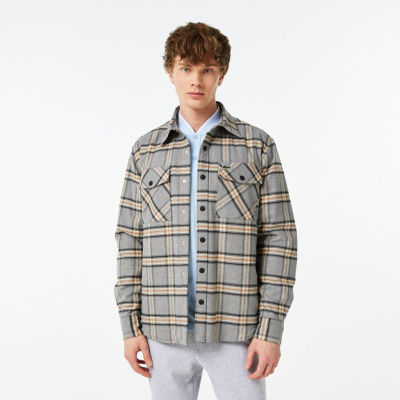 Мужская фланелевая куртка Lacoste