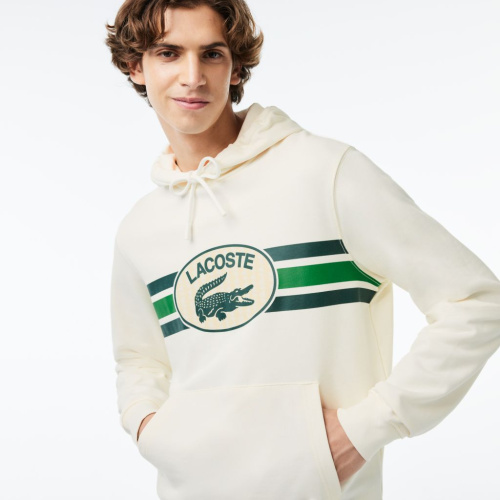 Мужское худи Lacoste Loose Fit из хлопка