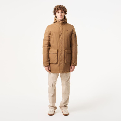 Мужская утеплённая парка Lacoste с капюшоном