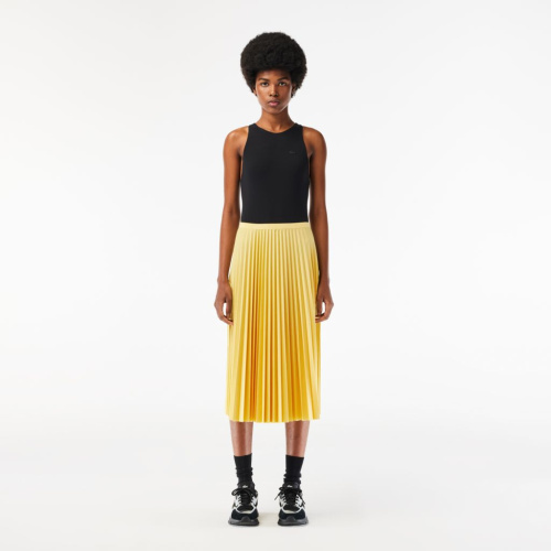 Женская плиссированная юбка Lacoste