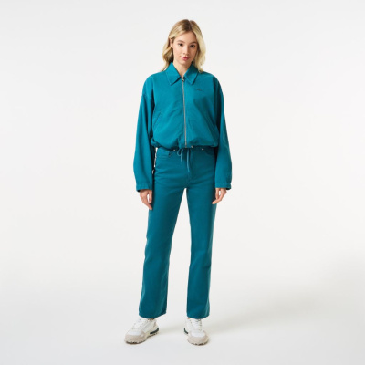 Женские прямые джинсы Lacoste из экологиески чистого хлопка