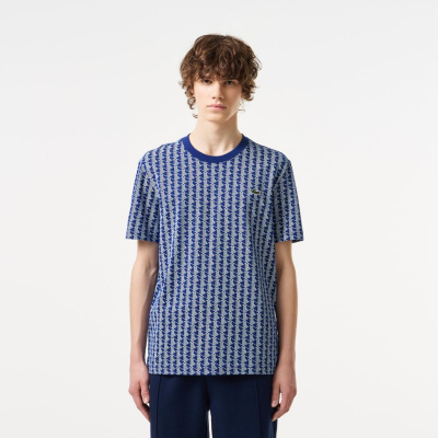 Мужская футболка Lacoste из эластичного хлопка