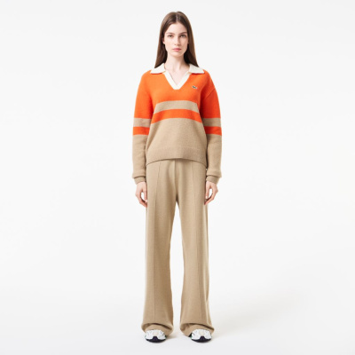 Женские шерстяные брюки Lacoste Relaxed Fit