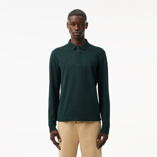 Мужское поло Lacoste с длинными рукавами