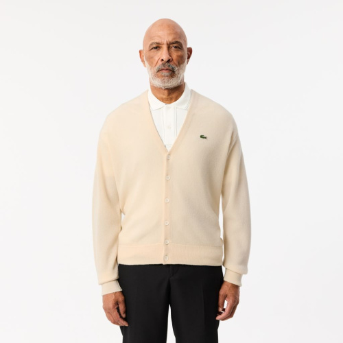 Мужской шерстяной кардиган Lacoste Relaxed Fit