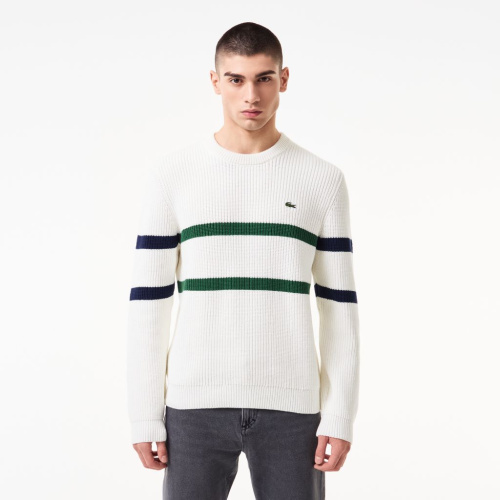 Мужской свитер Lacoste Relaxed Fit в полоску