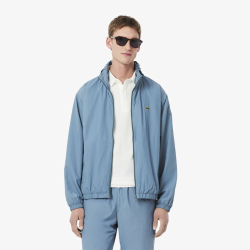 Мужская водоотталкивающая спортивная куртка Lacoste с капюшоном