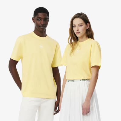 хлопковая футболка Lacoste Unisex