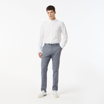Мужские брюки Lacoste из льна и эластичного хлопка