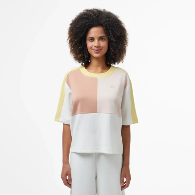 Женская эластиная Футболка Lacoste