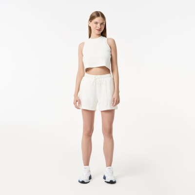 Женские короткие спортивные шорты Lacoste