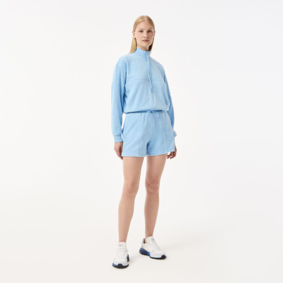 Женские короткие спортивные шорты Lacoste