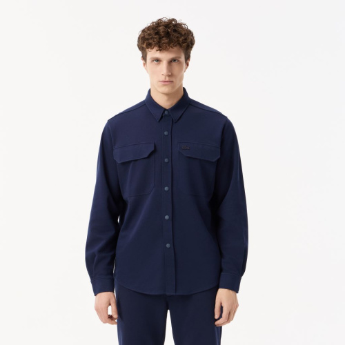 Мужская рубашка Lacoste на кнопках с большими нагрудными карманами