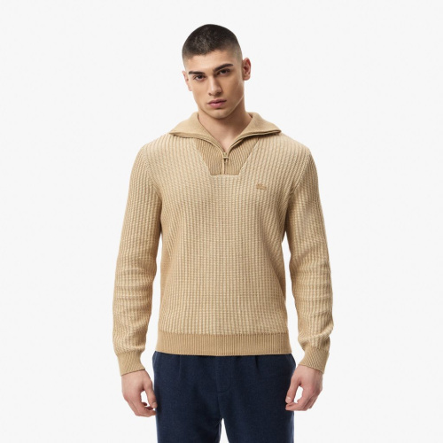 Мужской свитер Lacoste с высоким воротом на молнии CLASSIC FIT